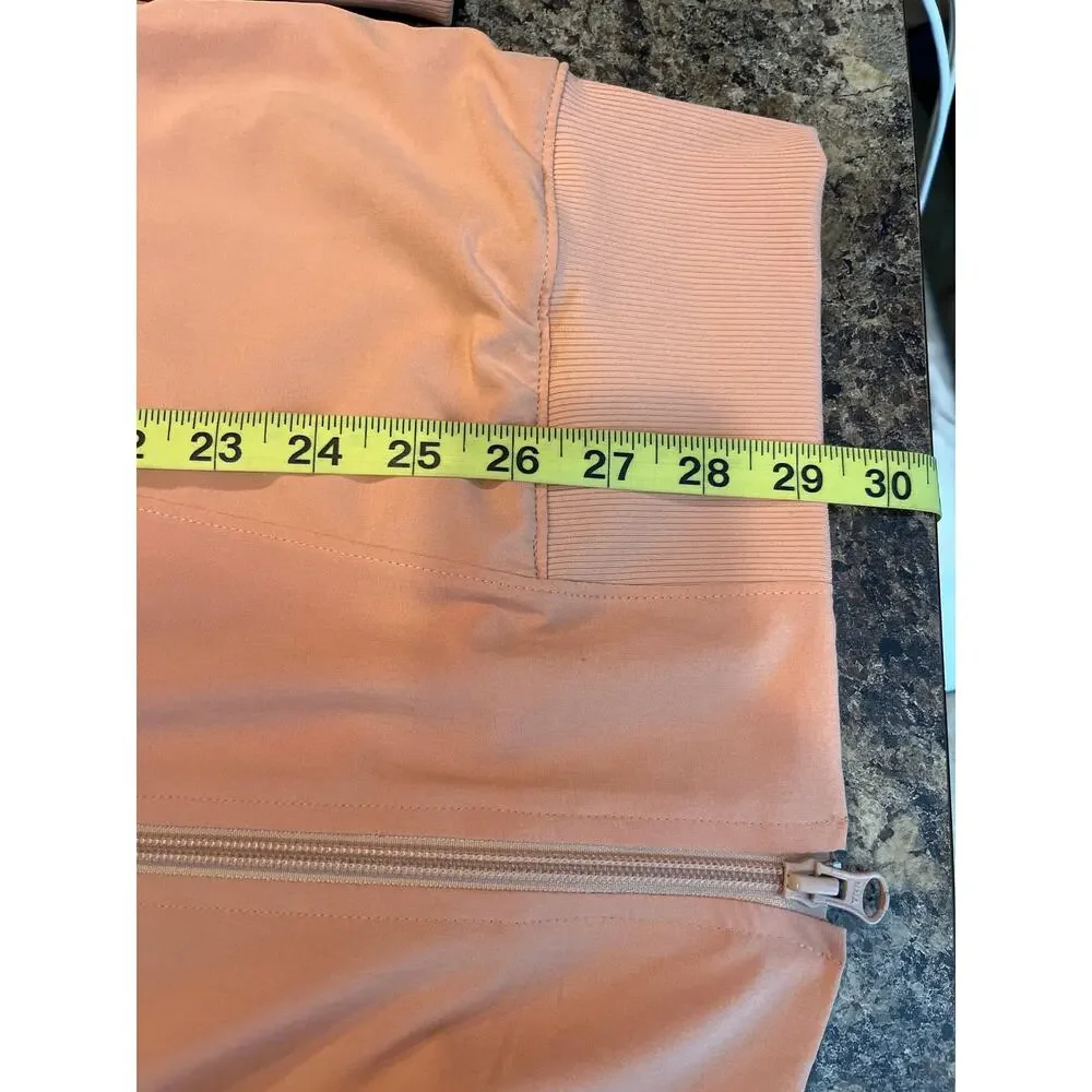 Zella Peach‎ Color Full Zip Oversize Jacket XS Lightweight